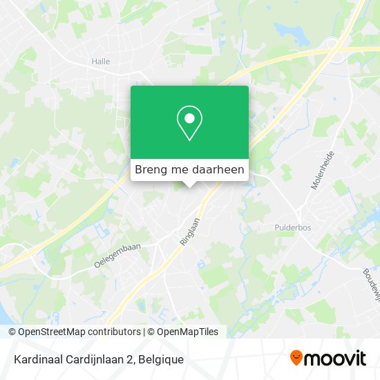 Kardinaal Cardijnlaan 2 kaart
