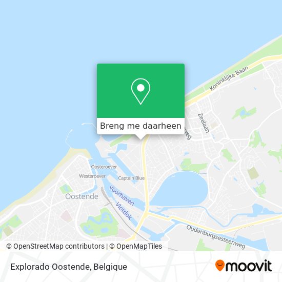 Explorado Oostende kaart