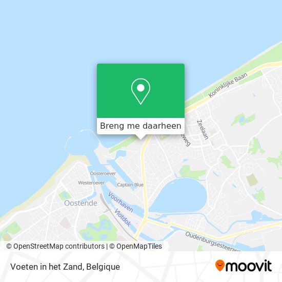 Voeten in het Zand kaart