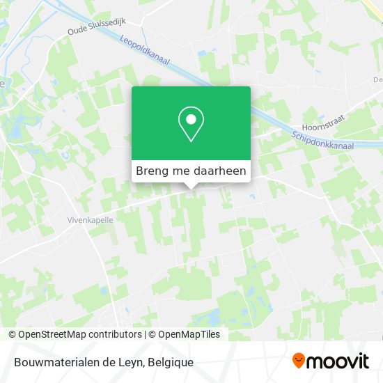 Bouwmaterialen de Leyn kaart