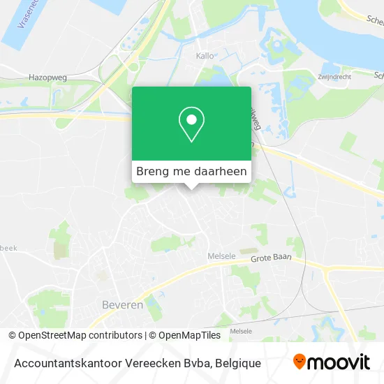 Accountantskantoor Vereecken Bvba kaart