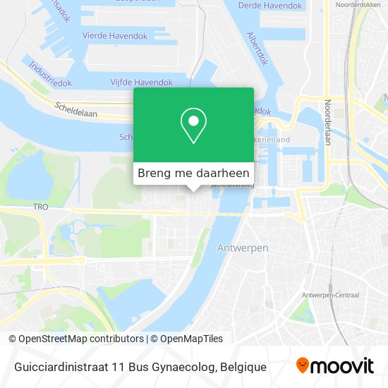 Guicciardinistraat 11 Bus Gynaecolog kaart