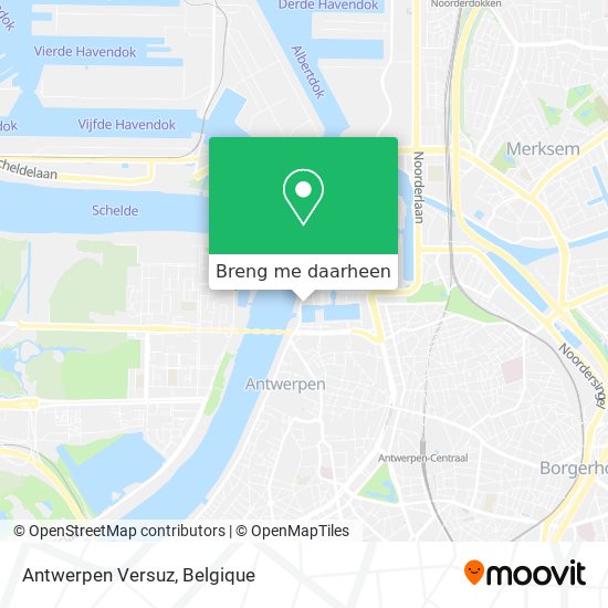 Antwerpen Versuz kaart