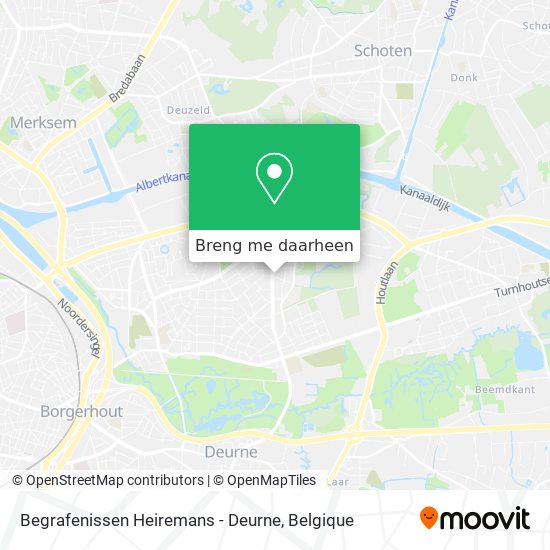 Begrafenissen Heiremans - Deurne kaart