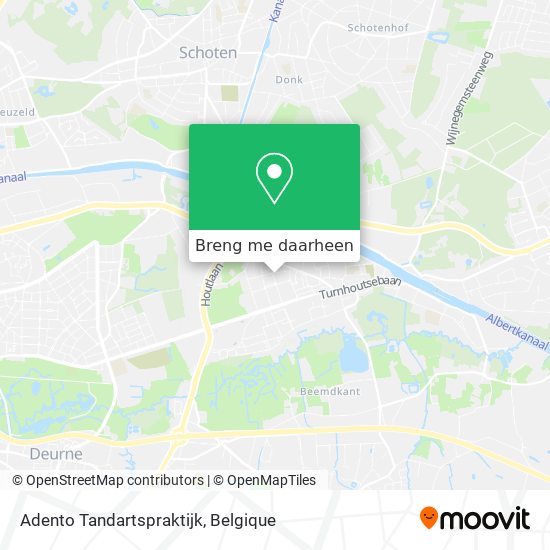 Adento Tandartspraktijk kaart