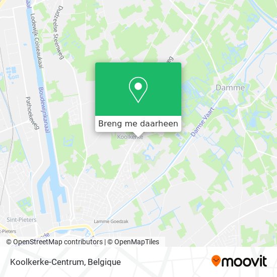 Koolkerke-Centrum kaart
