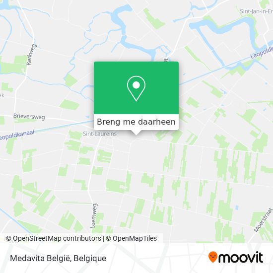 Medavita België kaart