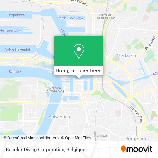 Benelux Diving Corporation kaart
