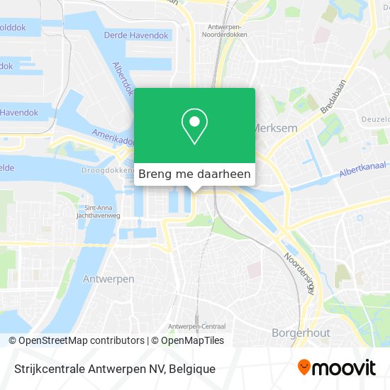 Strijkcentrale Antwerpen NV kaart