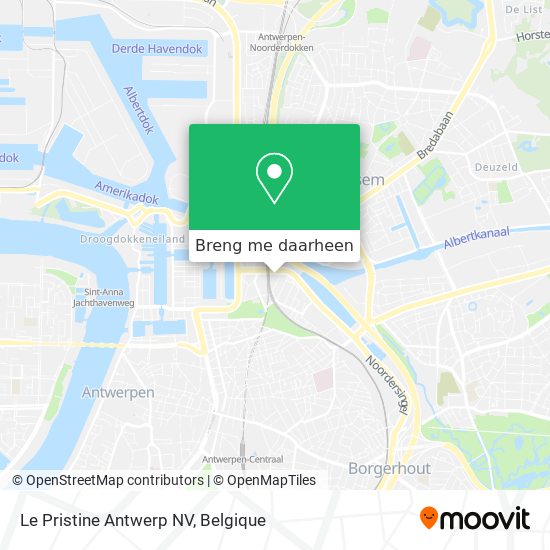 Le Pristine Antwerp NV kaart