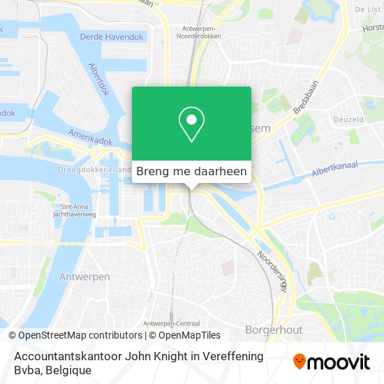 Accountantskantoor John Knight in Vereffening Bvba kaart