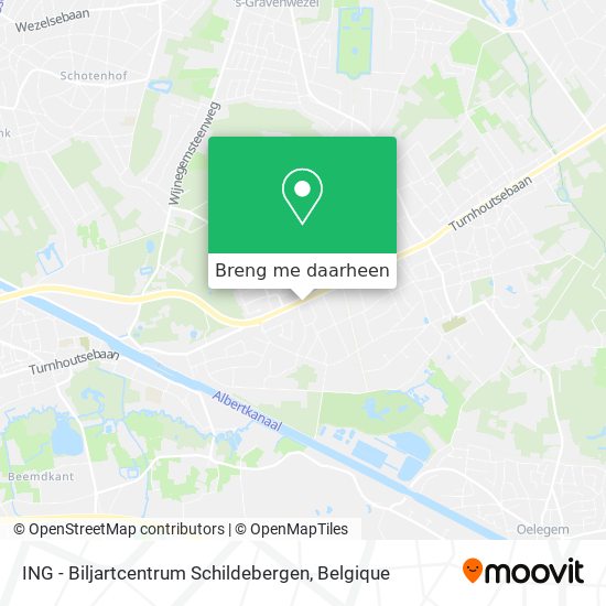 ING - Biljartcentrum Schildebergen kaart