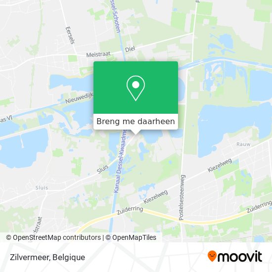 Zilvermeer kaart