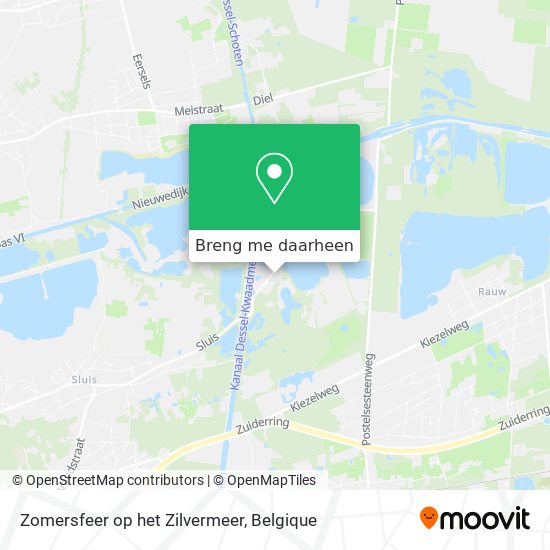 Zomersfeer op het Zilvermeer kaart