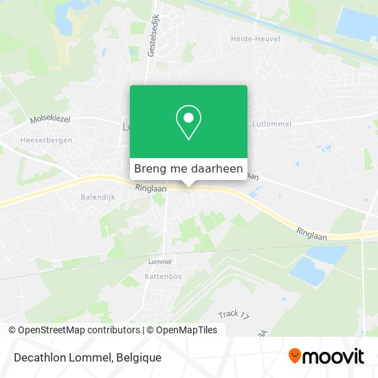 Decathlon Lommel kaart