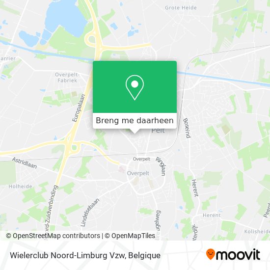 Wielerclub Noord-Limburg Vzw kaart