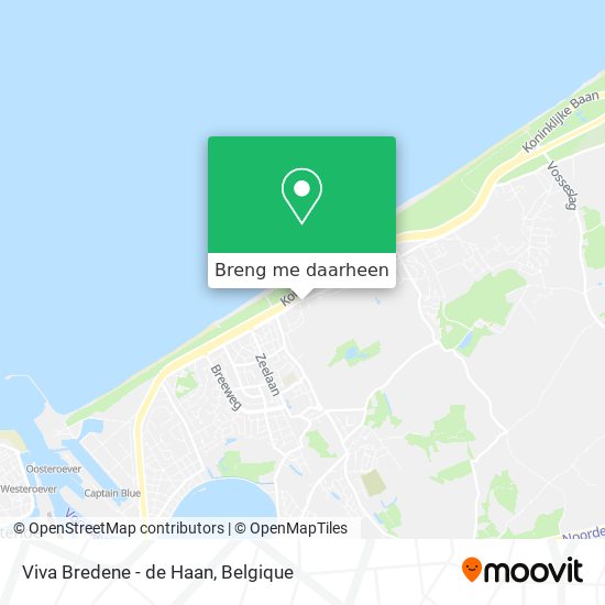 Viva Bredene - de Haan kaart