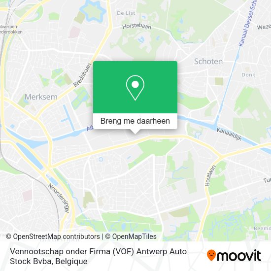 Vennootschap onder Firma (VOF) Antwerp Auto Stock Bvba kaart