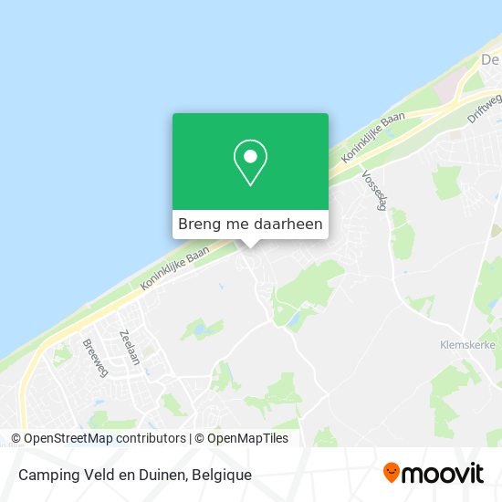Camping Veld en Duinen kaart