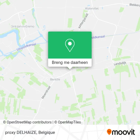 proxy DELHAIZE kaart