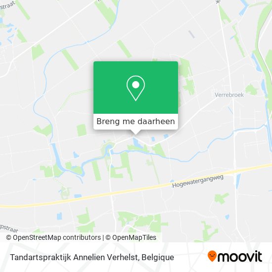 Tandartspraktijk Annelien Verhelst kaart