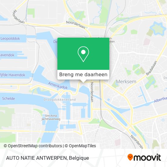 AUTO NATIE ANTWERPEN kaart