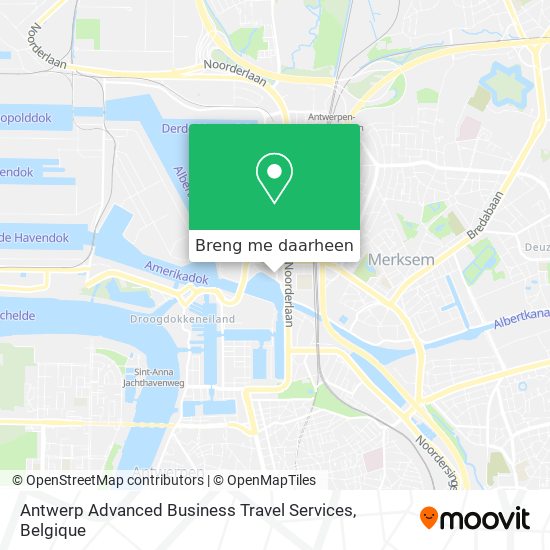 Antwerp Advanced Business Travel Services kaart