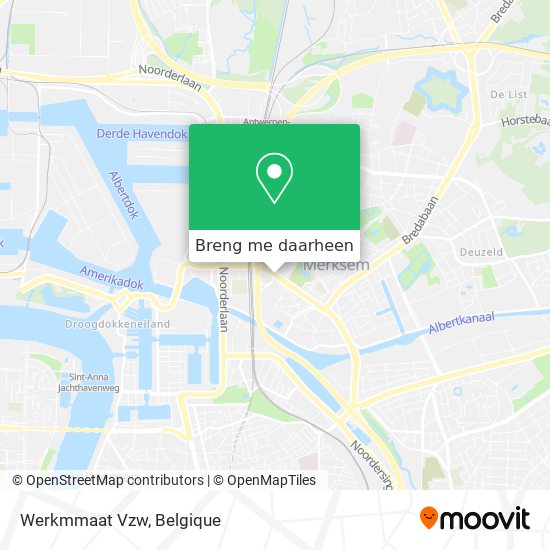 Werkmmaat Vzw kaart