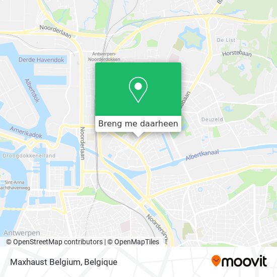 Maxhaust Belgium kaart