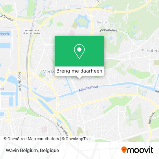 Wavin Belgium kaart