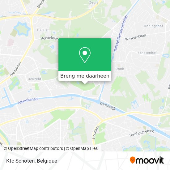 Ktc Schoten kaart