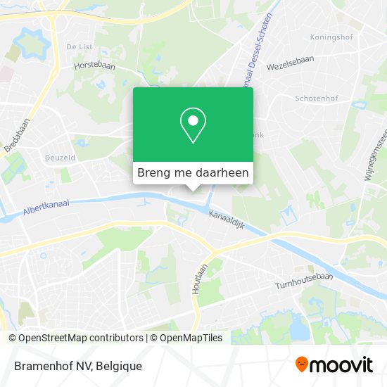 Bramenhof NV kaart