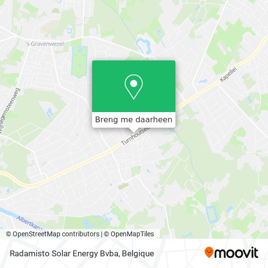 Radamisto Solar Energy Bvba kaart