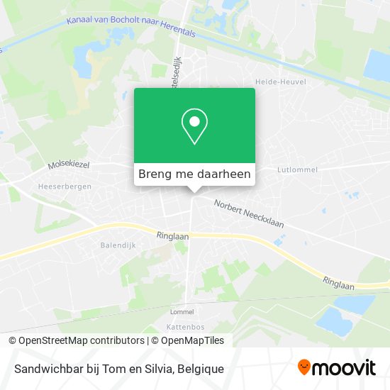 Sandwichbar bij Tom en Silvia kaart