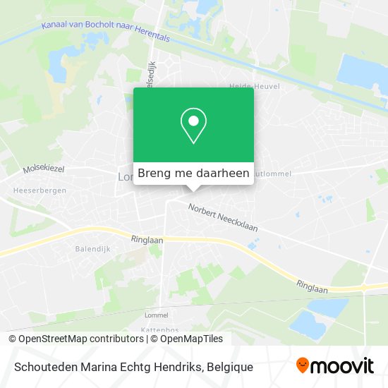 Schouteden Marina Echtg Hendriks kaart