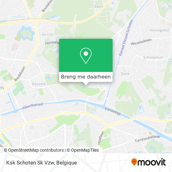 Ksk Schoten Sk Vzw kaart