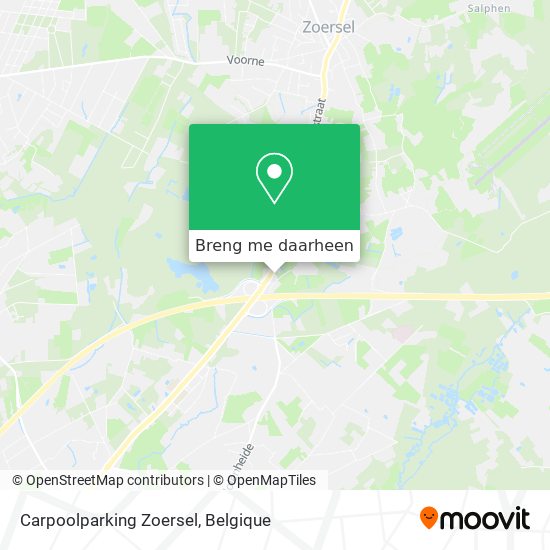 Carpoolparking Zoersel kaart