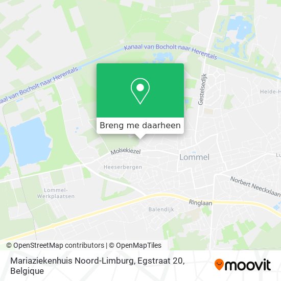 Mariaziekenhuis Noord-Limburg, Egstraat 20 kaart