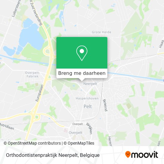 Orthodontistenpraktijk Neerpelt kaart