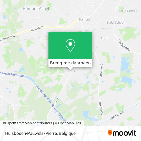 Hulsbosch-Pauwels/Pierre kaart