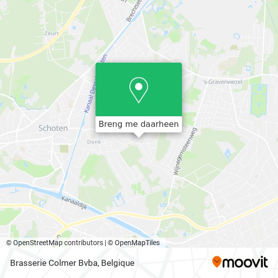 Brasserie Colmer Bvba kaart