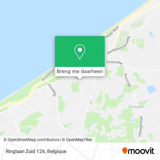 Ringlaan Zuid 126 kaart