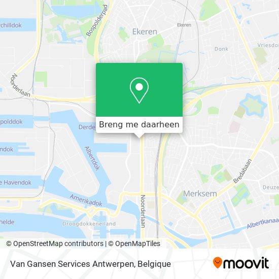 Van Gansen Services Antwerpen kaart