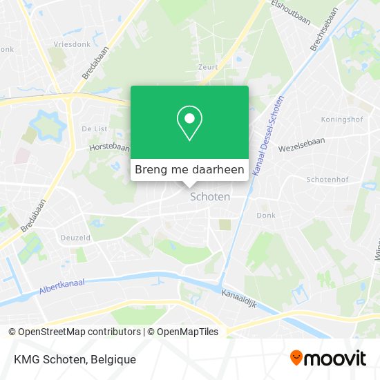 KMG Schoten kaart