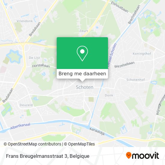 Frans Breugelmansstraat 3 kaart