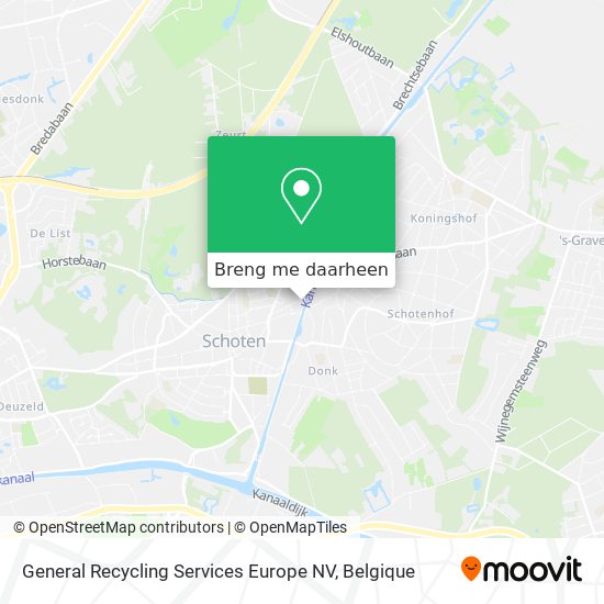 General Recycling Services Europe NV kaart