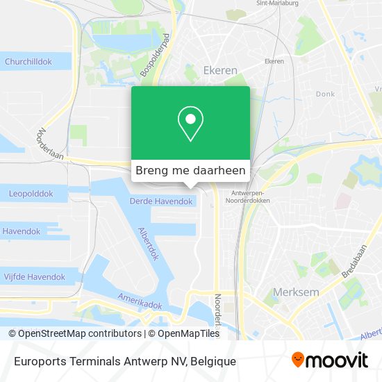 Euroports Terminals Antwerp NV kaart