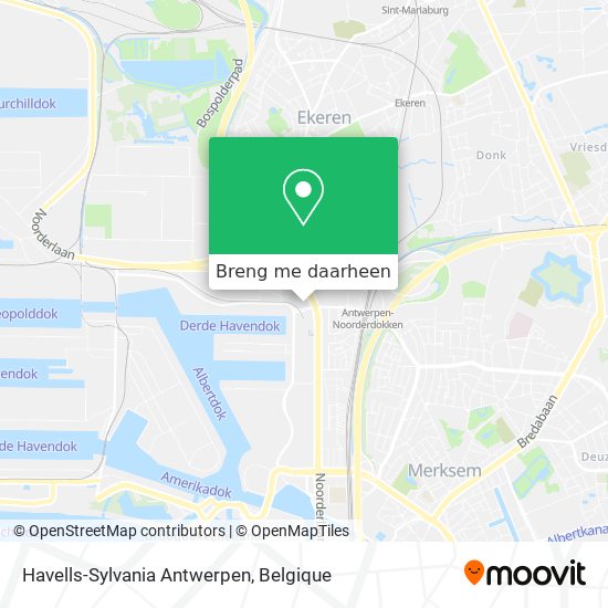 Havells-Sylvania Antwerpen kaart