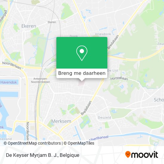 De Keyser Myrjam B. J. kaart