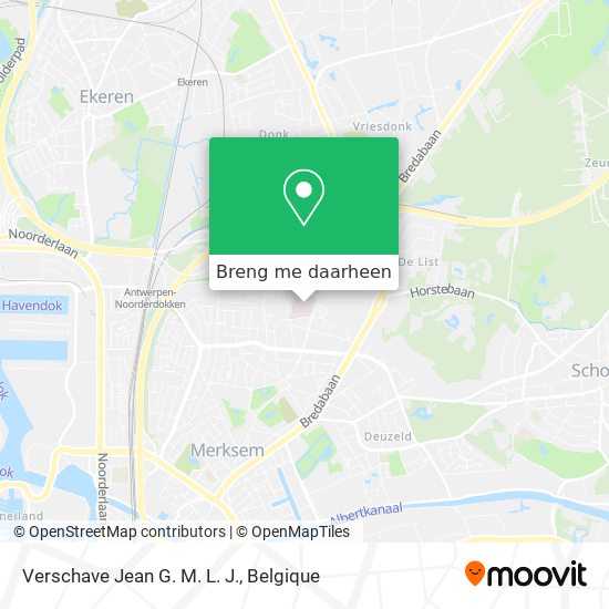 Verschave Jean G. M. L. J. kaart